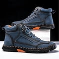 thumbnail image 6 of Mens Boots, Men's Handmade Leather Hiking Boots, Comfortable Waterproof Footwear for Men, 6 of 6