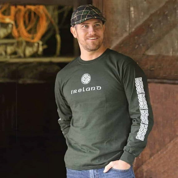 Celtic Design Shirt, Green, X-Large
