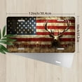 thumbnail image 2 of Elk in Front of American Flag Front License Plate, Metal License Plate, Funny Standard Plates Personalized Novelty Decorative For Men/Women/Boys/Girls Car 6×12 Inch, 2 of 6