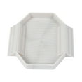thumbnail image 4 of CarpNettore Reptile Water Bowl Aquarium Habitat Accessories Turtle Bathing Pool Feeding Dish White, 4 of 9
