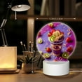 thumbnail image 6 of Daiia Fruit Parfait Colorful Pattern Acrylic Night Light, LED Touch Light, Bedroom Night Light, Soft Glowing Lamp Perfect Gift for Mother's Day, Birthday, or Christmas, 6 of 9