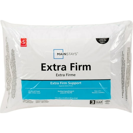 Mainstays Extra Firm Support Pillow