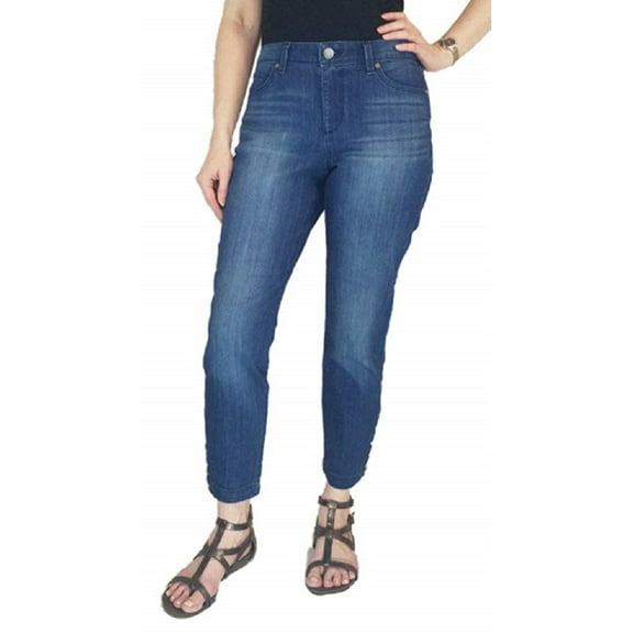 Bandolino Womens Size 4 Lisbeth Curvy Skinny Crop Jeans, Hyde