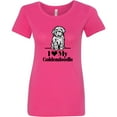 thumbnail image 3 of Inktastic I Love My Goldendoodle Dog Women's T-Shirt, 3 of 5