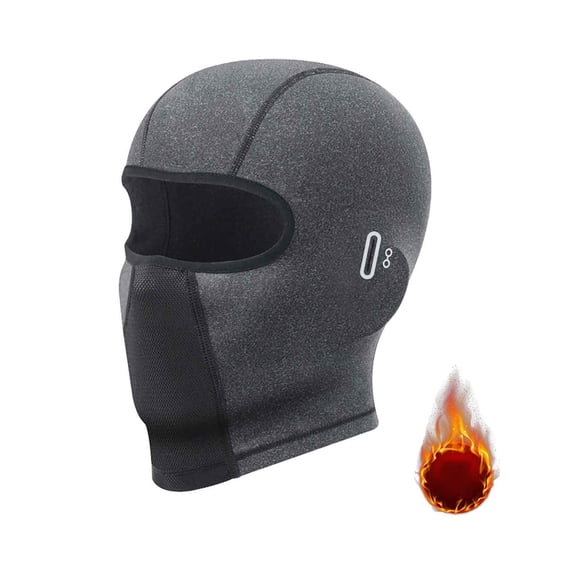 Men's Fleece Lined Ski Mask Under $5! Kadlawus Men's Fleece-lined Ski Mask, Outdoor Windproof Face Cover with Thermal Protection, Cold Weather Balaclava, Sports Hood for Skiing, Motorcycle