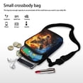 thumbnail image 7 of HELLHERO Wolf Pattern Women Shoulder Bag for Adult Outdoor Travel Unisex Shoulder Purse with Zipper Closed, 7 of 7