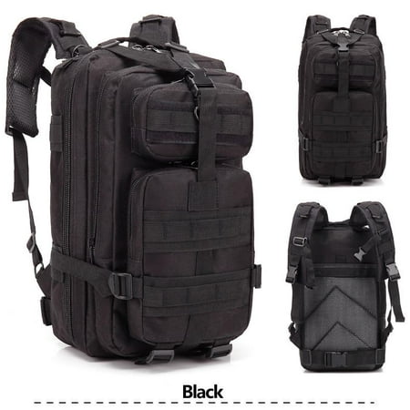 WALFRONT Portable Lightweight Outdoor Tactical Backpack Outdoor Marching Rucksack Military Tactical Assault Pack Backpack Army Shoulders Bag, 3P The May Rucksack Outdoor Backpack Shoulders