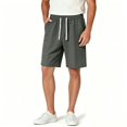 thumbnail image 4 of Atogsazn Mens Jogger Shorts Casual Athletic Drawstring Quick-Dry Elastic Waist Short Pants with Pocket Gym Trouser Army Green XXXXL Fashion, 4 of 5