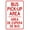 Warning Sign 3, variant on Bus Zone (Left Arrow) Aluminum Metal Sign - 8"x12" Warning Signage with Symbol, Indoor Outdoor Use, Traffic Decor