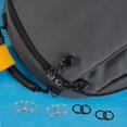 thumbnail image 3 of SUTENGDA 20pcs Spring O Ring & Carabiner Clips for DIY Crafts (Silver/Black), 3 of 6