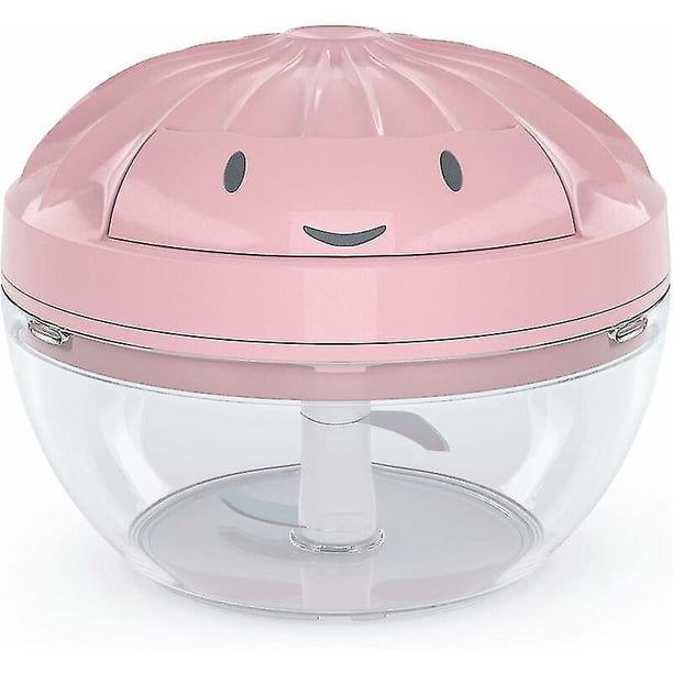 Picadora de alimentos Easy Pull Cocina Procesador de alimentos Rebanador de verduras Licuadora Picadora Frutas Alimentos Verduras para bebés Hierbas Cebollas Ajo (s-200ml)