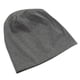 thumbnail image 4 of Gorro de algodón puro, color sólido, estilo de sombrero con sellado hexagonal, gorro de algodón gris y negro, fino, de doble capa, 4 of 5