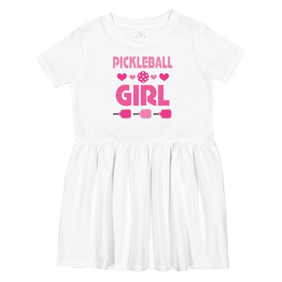 Inktastic Pickleball Girl Girls Toddler Dress