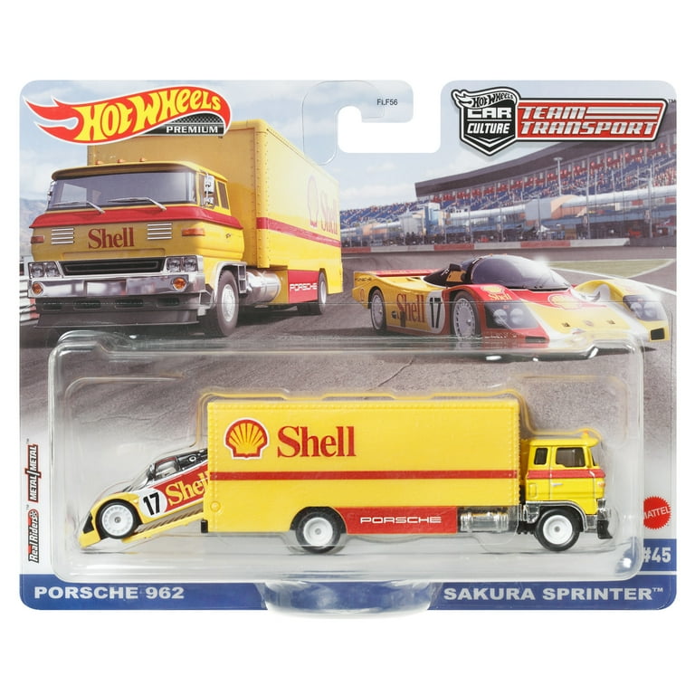 Hot Wheels Premium Car Culture & Team Transport Factory Set, 1:64