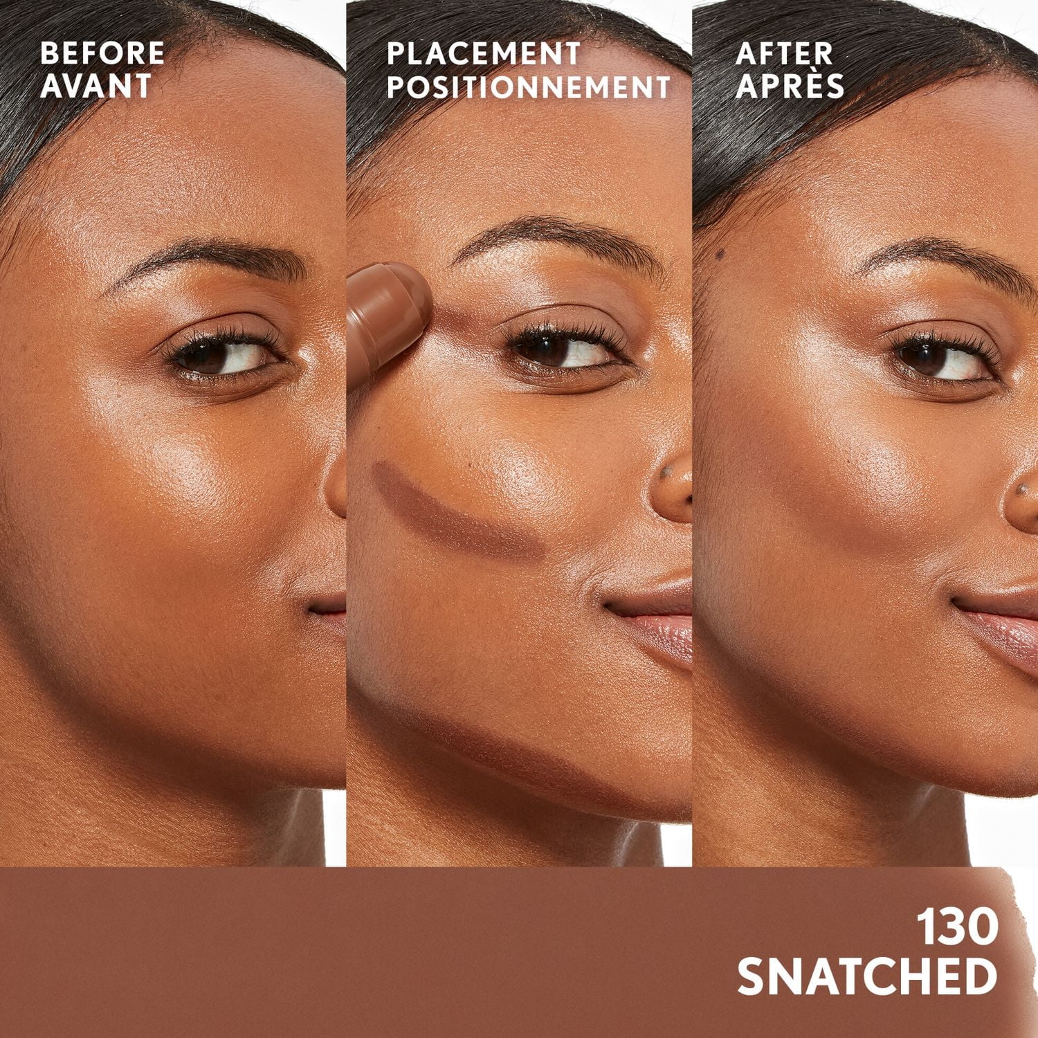 Trublend Skin Enhancer Balm Stick Contour Stick, Vegan Formula, Easy to Use, Glides on Effortlessly, Non-Greasy, Doesn't Crease, Glide, glow & go