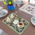 thumbnail image 4 of 2024 Alfombrilla para secar platos para encimera de cocina, almohadilla para secar platos con flores, alfombrilla absorbente de drenaje para cocina, escurridor de platos, 4 of 5