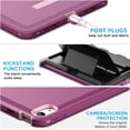 thumbnail image 6 of AICase For Apple iPad 10th Generation Case Shockproof Heavy Duty Rugged Cover Built-in Screen Protector,Purple/Pink, 6 of 11