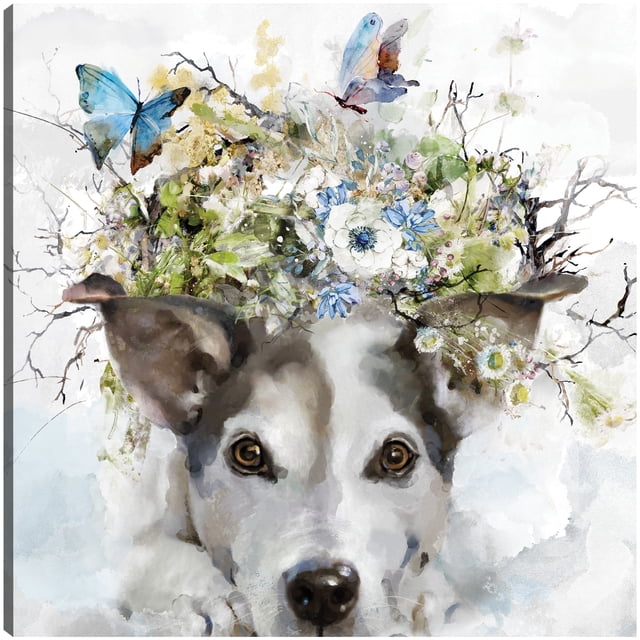 Cuadro Decorativo - Sabuesos de Tierra I Jr Impresión en canvas, estrechado