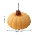 thumbnail image 3 of Neoyler Halloween Pumpkin Candle Aromatherapy for Decorations Home Spa Stress Relief Gift Ambient Cozy Decor Indoor Relaxing Soy Wax 2.8in Yellow, 3 of 6