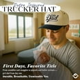 thumbnail image 4 of Girl Dad Hat, Embroidered Trucker Cap for Proud Fathers, Funny Baseball Hat Gift for Dad of Daughters, Stylish Snapback for Girl Dads, 4 of 5