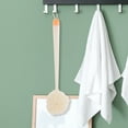 thumbnail image 5 of Unique Bargains 1 Pc Cute Long Handle Bath Brush for Bathroom White, 5 of 7