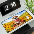 thumbnail image 3 of Vintage Bulldog Says Hello Mother's Day Summer Sunflower Field Desk Mat Full Keyboard Mouse Pad Dog Lover Gifts Idea Large Mousepad - 12005, 3 of 5