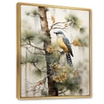 thumbnail image 2 of Designart "Minimalist Guardians of the Forest III" Animals Floater Framed Wall Decor, 2 of 7
