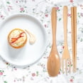 thumbnail image 2 of VIFERR Fork Spoon Case Portable Eco-friendly Wooden Reusable Chopsticks Fork Spoon Storage Case Box, 2 of 8