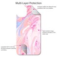 thumbnail image 4 of DistinctInk Custom SKIN / DECAL compatible with OtterBox Symmetry for iPhone 11 (6.1" Screen) - Pink Blue White Marble Image Print - Printed Marble Image, 4 of 5