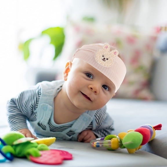 CTIRCHIU Hairband For Baby Girl Breathable Cotton Cloth Knot Style For Infants 1 Pcs