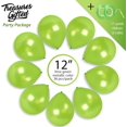thumbnail image 2 of Pearl Lime Green Balloons - 12 Inch Latex Balloons - 36 Pack, 2 of 8