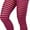 Black/Fuchsia, variant on ToBeInStyle Womens Colorful Opaque Striped Tights Pantyhose Stocking Hosiery - Black/Purple - One Size