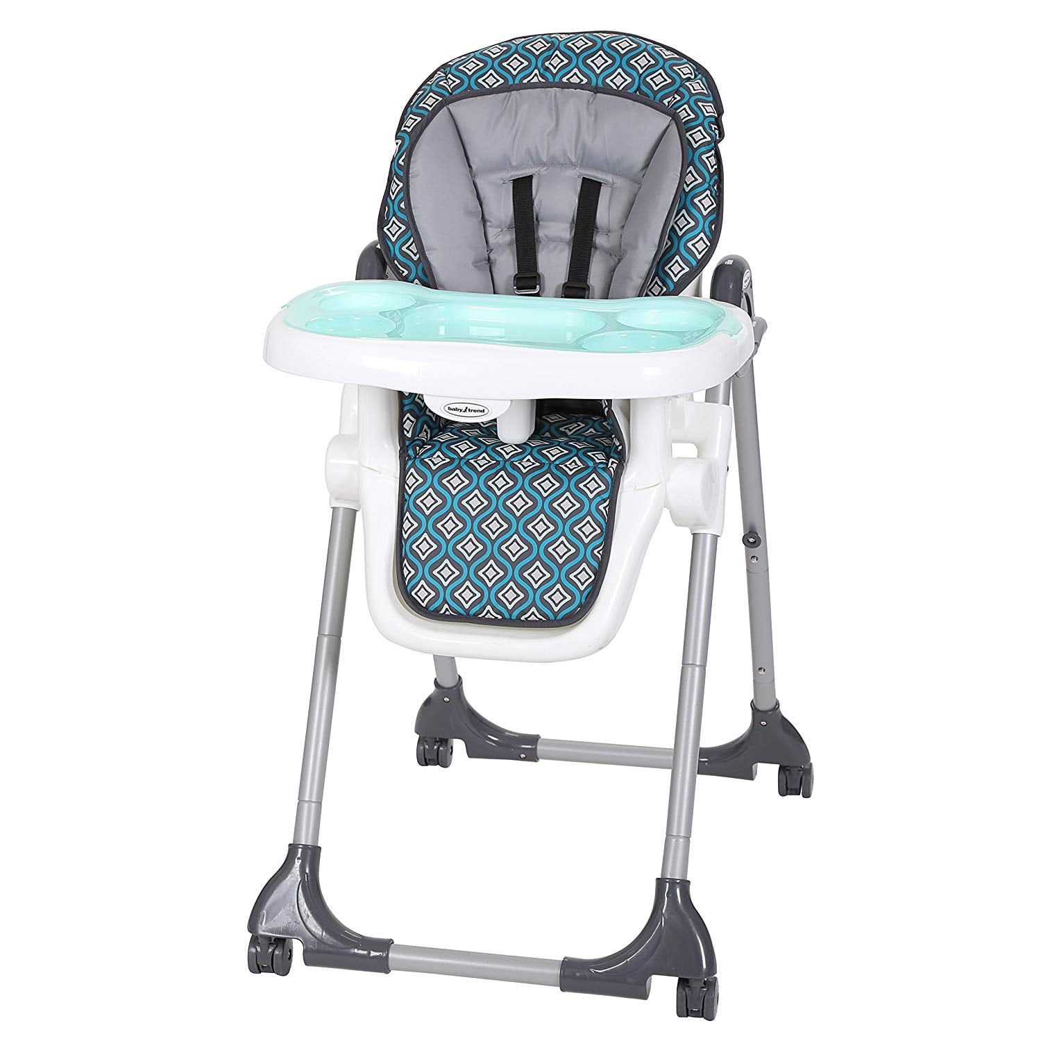 Baby Trend Deluxe 2 In 1 High Chair Diamond Wave Walmart Com