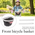 thumbnail image 7 of Kids Bicycle Front Basket with Ribbon – Universal Plastic Storage Basket for Bikes, Scooters, and Balance Bikes, 7 of 7