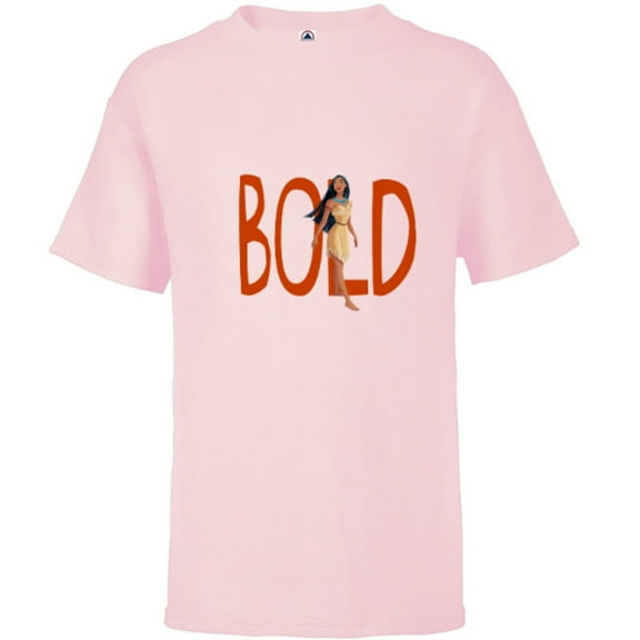 Disney Princess Pocahontas Bold - Short Sleeve T-Shirt for Kids - Customized-Royal