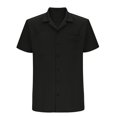 thumbnail image 7 of Gym Shirts Men Xl Tall T Shirts for Men Mens Solid Color T-Shirt Casual Summer Tops Button Pocket Shirts Short Sleeve Turndown Collar Shirts, 7 of 7