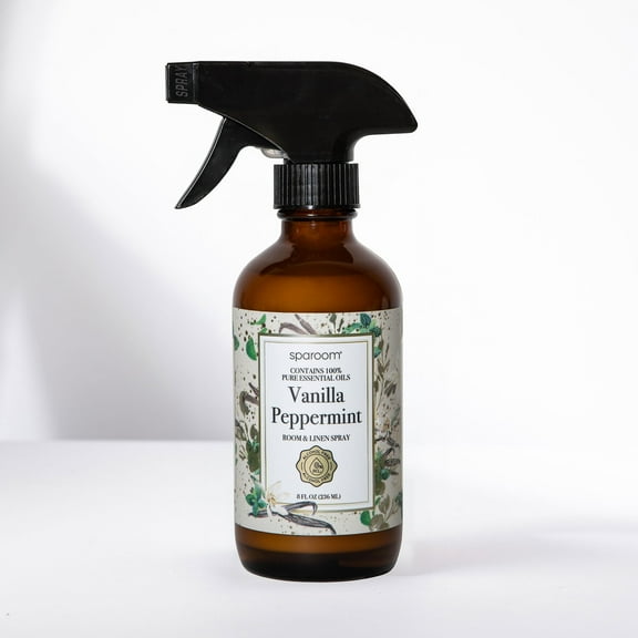 Sparoom Vanilla Peppermint Essential Oil Room and Linen Spray 8 Oz