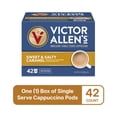 thumbnail image 4 of Victor Allen's Coffee Sweet & Salty Caramel Cappuccino, 42 Count, Single Serve K-Cup Pods for Keurig K-Cup Brewers, 4 of 9