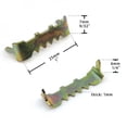 thumbnail image 6 of 50pcs Saw Tooth Sawtooth Furniture Corner Edge Fixed Picture Frame Hanger Hanging Photo Painting Mirror Hook No Nail Screw 1inch, 6 of 6