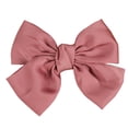 thumbnail image 2 of Limei Fashion Large Solid Color Bowknot Hair Clip Women Girls Bow Clip Accessories, 1 Pack, Pink, 2 of 7