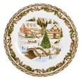 thumbnail image 3 of Gibson Christmas Toile 16 Piece Dinnerware Set, Fine Ceramic, 3 of 6