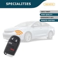 thumbnail image 3 of AKS KEYS Replacement for Chrysler Key Fob 4 Buttons (Lock, Unlock, Trunk & Panic) That Use FCC M3M-40821302 and Part Number 68155686AB - 434 MHz, 3 of 6