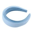 thumbnail image 5 of Unique Bargains 1 Pc Simple Pure Color Headbands for Women Sky Blue, 5 of 6