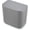 Gray 7L 26x15.6x22.8cm Silver lid, variant on 1.8 Gallon Hanging Compost Trash Can, Under Sink Cabinet Door Mount Food Waste Bin with Stainless Steel Lid for Kitchen RV Bathroom Office, Green