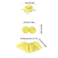 thumbnail image 3 of UALSRZL Porch Goose Outfits Set, 23in Porch Goose Bikini Outfits, Summer Hawaiian Style Geese Outfits for Patio Pool and Yard Outdoor Decor, Yellow, 3 of 7