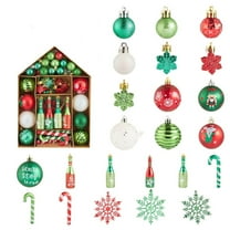 70 Pcs Christmas Ornaments Bundle For Xmas Christmas Tree Shatterproof Christmas Tree Decorations Hanging For Holiday Wedding Party Decoration