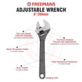 thumbnail image 3 of Combo Pack Of 3 Plumbing Tool Kits Set For Diy Home Use | Includes 8-Inch Adjustable Wrench | 8-Inch Combination Plier | 10-Inch Pipe Wrench | Gripping, Holding, Cutting Use, Metal Tool, 3 of 5