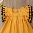 thumbnail image 3 of PENGXIANG Bébé Fille Été Volant Manches Princesse Robe Fête Enfants Vêtements Robes, 3 of 6
