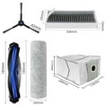 thumbnail image 2 of Mosiee Main Side Brush Dust Bag Kit For Ecovacs X8 Pro For Omni Robot Vacuum Cleaner, 2 of 9