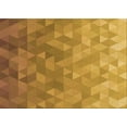 thumbnail image 1 of Ahgly Company Machine Washable Indoor Rectangle Transitional Dark Bisque Brown Area Rugs, 4' x 6', 1 of 7
